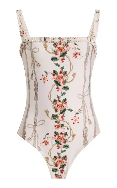 Agua by Agua Bendita Limon Vavegante Floral One-Piece Swimsuit | Thumbnail 4 Agua by Agua Bendita Limon Vavegante Floral One-Piece Swimsuit | Thumbnail 4