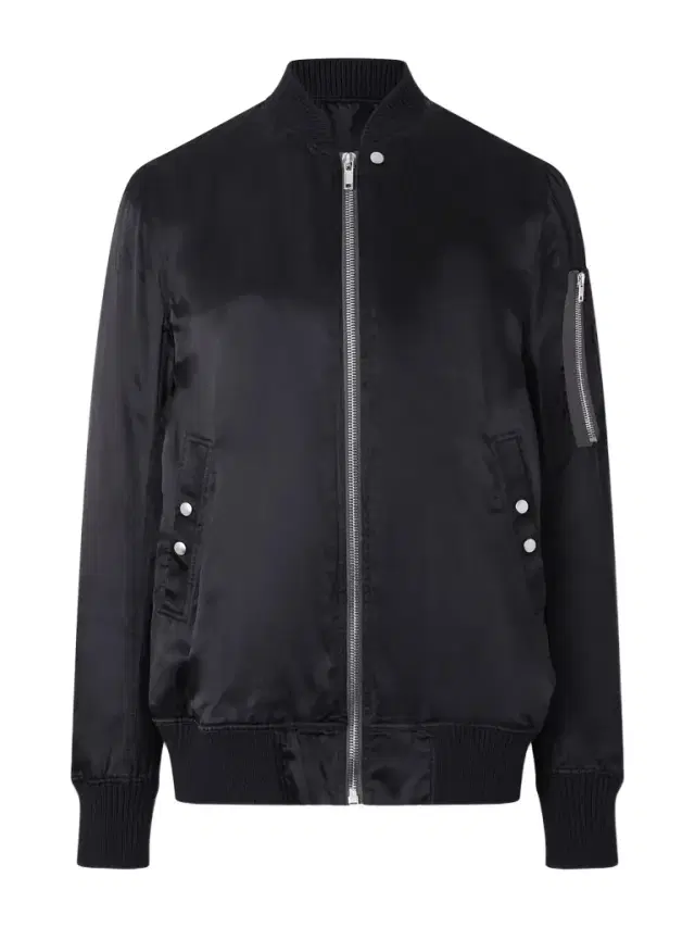 Rick Owens Classic Flight Satin Bomber Jacket - Men