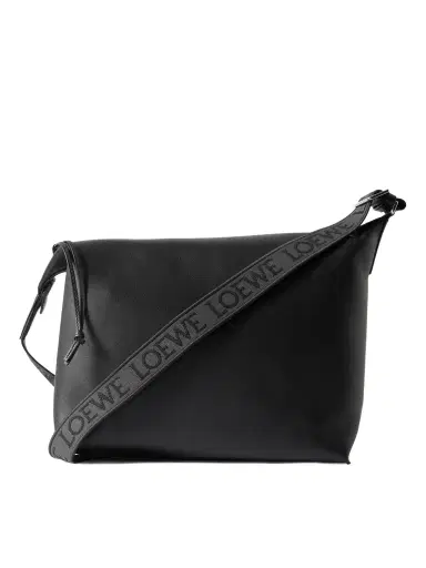 Loewe Cubi Leather Messenger Bag - Men | Thumbnail 1 Loewe Cubi Leather Messenger Bag - Men | Thumbnail 1