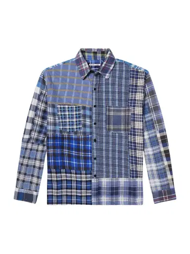 Needles Patchwork Checked Cotton-Flannel Shirt - Men | Thumbnail 1