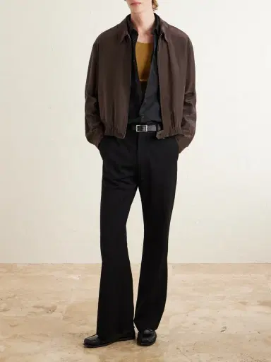Saint Laurent Satin Blouson Jacket - Men | Thumbnail 2