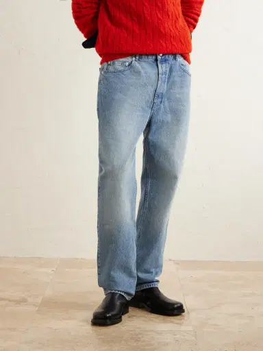 OFFICINE GÉNÉRALE Straight-Leg Organic Jeans - Men | Thumbnail 3 OFFICINE GÉNÉRALE Straight-Leg Organic Jeans - Men | Thumbnail 3