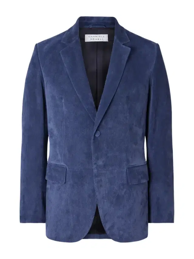 Gabriela Hearst Irving Suede-Corduroy Blazer - Men