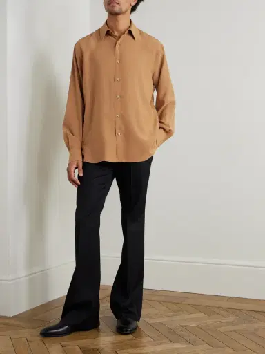 Saint Laurent Silk Shirt - Men | Thumbnail 2 Saint Laurent Silk Shirt - Men | Thumbnail 2