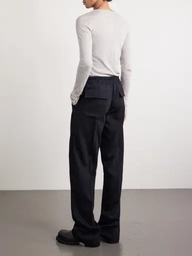 Rick Owens Dietrich Straight-Leg Wool Drawstring Trousers - Men | Thumbnail 4 Rick Owens Dietrich Straight-Leg Wool Drawstring Trousers - Men | Thumbnail 4