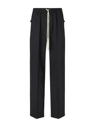 Rick Owens Dietrich Straight-Leg Wool Drawstring Trousers - Men | Thumbnail 1 Rick Owens Dietrich Straight-Leg Wool Drawstring Trousers - Men | Thumbnail 1