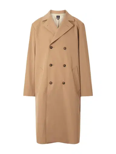 A.P.C. Double-Breasted Twill Trench Coat - Men | Thumbnail 1 A.P.C. Double-Breasted Twill Trench Coat - Men | Thumbnail 1