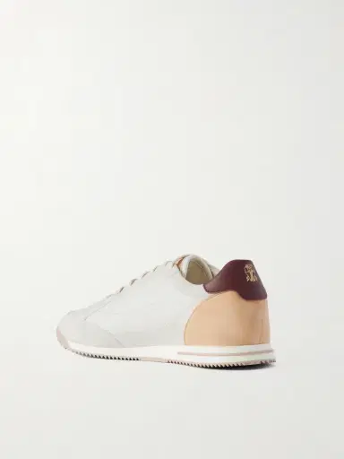Brunello Cucinelli Suede and Leather Sneakers - Men | Thumbnail 4