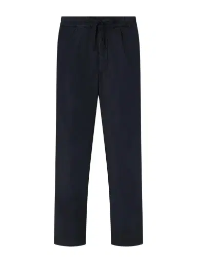 OFFICINE GÉNÉRALE Peterson Tapered Pleated Cotton-Blend Twill Drawstring Trousers - Men | Thumbnail 1 OFFICINE GÉNÉRALE Peterson Tapered Pleated Cotton-Blend Twill Drawstring Trousers - Men | Thumbnail 1