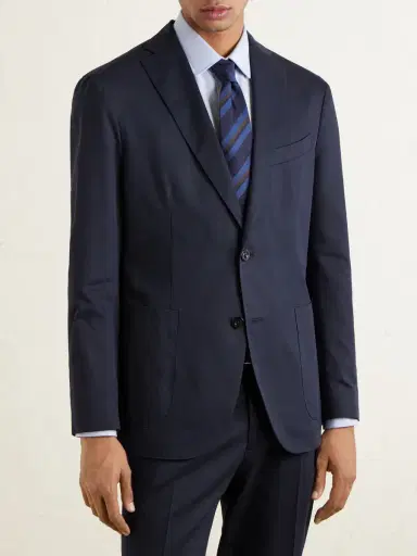 Boglioli Lyocell and Cotton-Blend Twill Suit Jacket - Men | Thumbnail 3 Boglioli Lyocell and Cotton-Blend Twill Suit Jacket - Men | Thumbnail 3