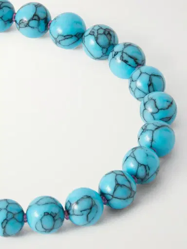 Needles Silver-Tone Turquoise Beaded Bracelet - Men | Thumbnail 4