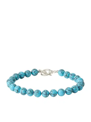 Needles Silver-Tone Turquoise Beaded Bracelet - Men | Thumbnail 1