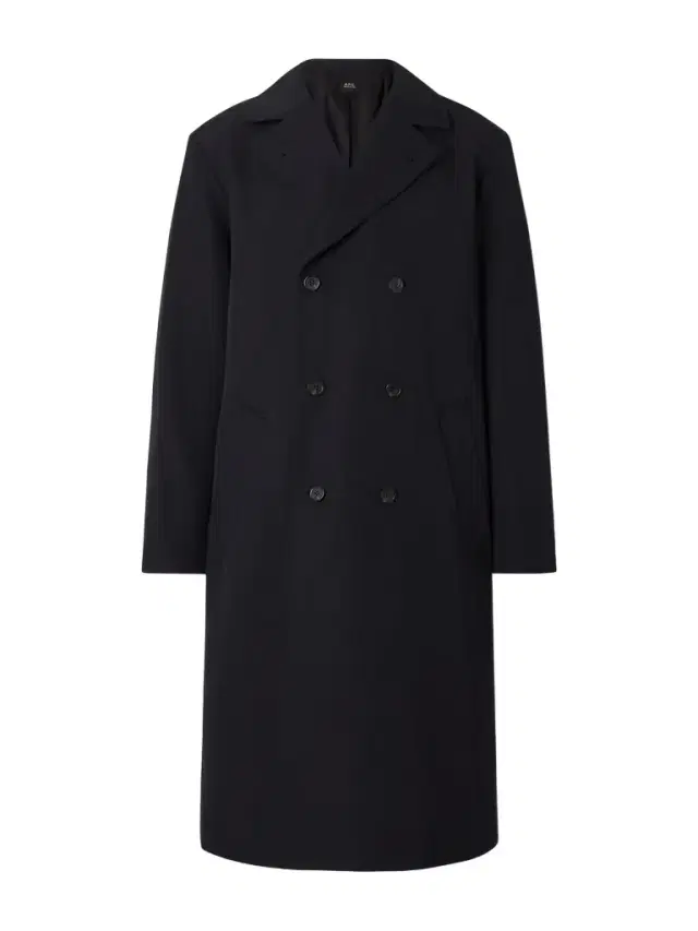 A.P.C. Double-Breasted Twill Trench Coat - Men