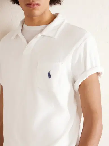 Polo Ralph Lauren Logo-Embroidered Cotton-Blend Terry Polo Shirt - Men | Thumbnail 5