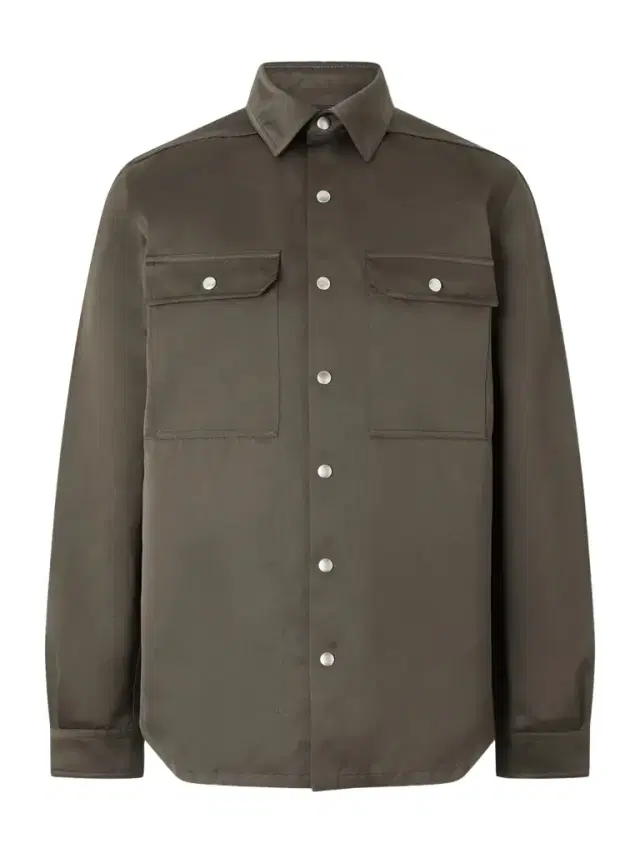 Rick Owens Duchesse-Satin Overshirt - Men