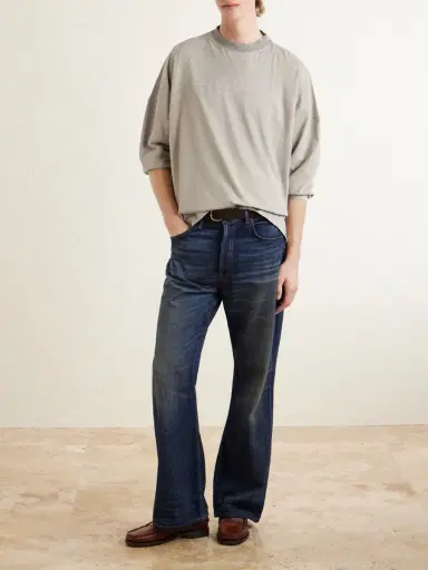 Jacquemus Paneled Cotton-Jersey T-Shirt - Men | Thumbnail 2
