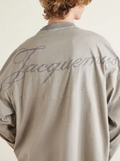 Jacquemus Paneled Cotton-Jersey T-Shirt - Men | Thumbnail 5