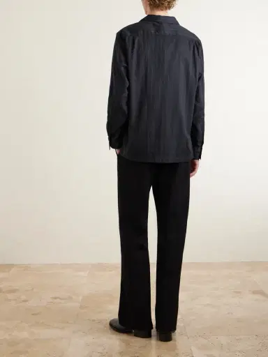 Tom Ford Cotton and Silk-Blend Pyjama Shirt - Men | Thumbnail 4 Tom Ford Cotton and Silk-Blend Pyjama Shirt - Men | Thumbnail 4