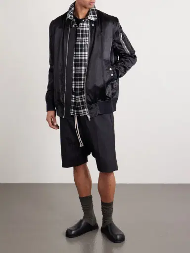 Rick Owens Checked Cotton-Flannel Shirt - Men | Thumbnail 2