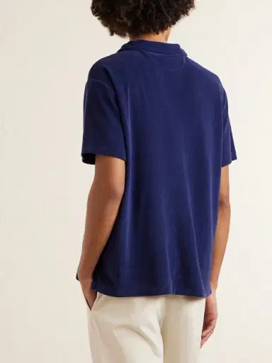 Polo Ralph Lauren Logo-Embroidered Cotton-Blend Terry Polo Shirt - Men | Thumbnail 4