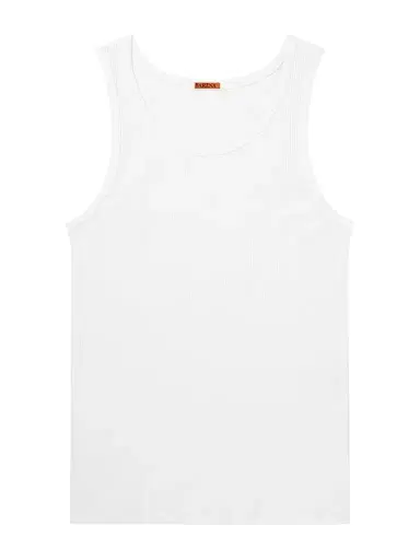 Barena Ribbed Cotton-Blend Jersey Tank Top - Men | Thumbnail 1