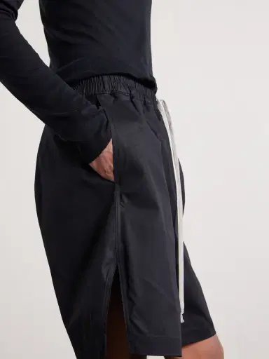 Rick Owens Straight-Leg Cotton-Blend Poplin Shorts - Men | Thumbnail 5
