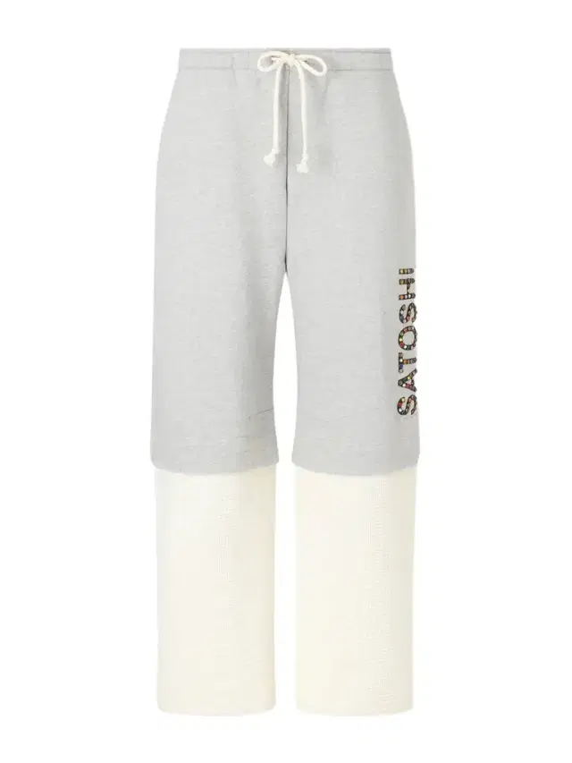 Wide-Leg Logo-Embellished Cotton-Jersey and Waffle-Knit Sweatpants - Men