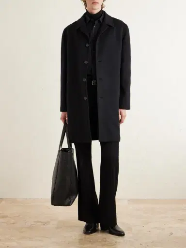 Saint Laurent Cashmere Coat - Men | Thumbnail 2