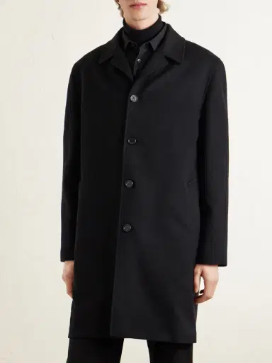 Saint Laurent Cashmere Coat - Men | Thumbnail 3
