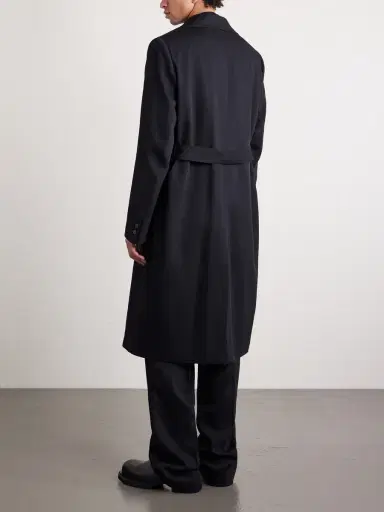 Rick Owens Drella Double-Breasted Wool Coat - Men | Thumbnail 4 Rick Owens Drella Double-Breasted Wool Coat - Men | Thumbnail 4
