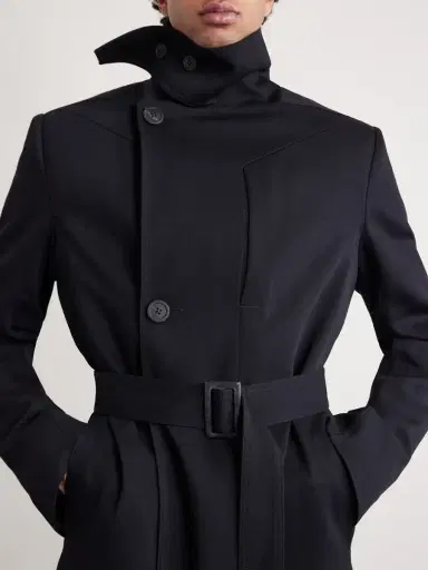 Rick Owens Drella Double-Breasted Wool Coat - Men | Thumbnail 5 Rick Owens Drella Double-Breasted Wool Coat - Men | Thumbnail 5