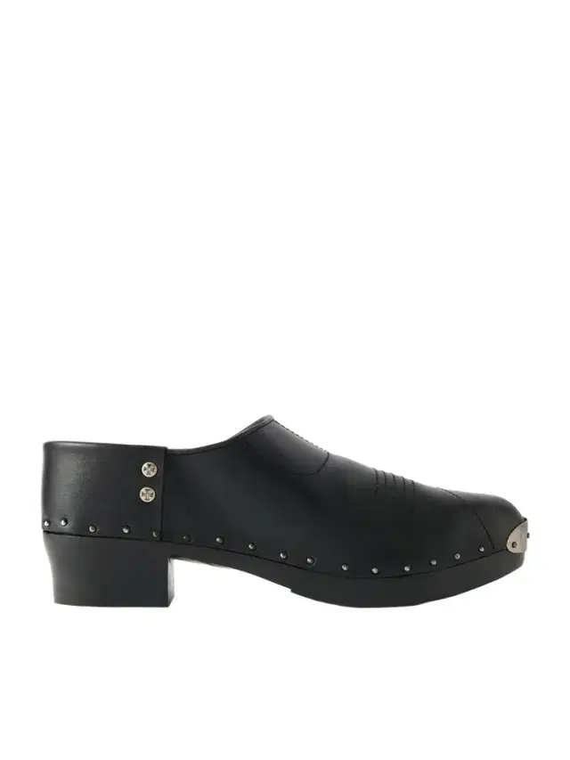 Studded Leather Clogs - Men