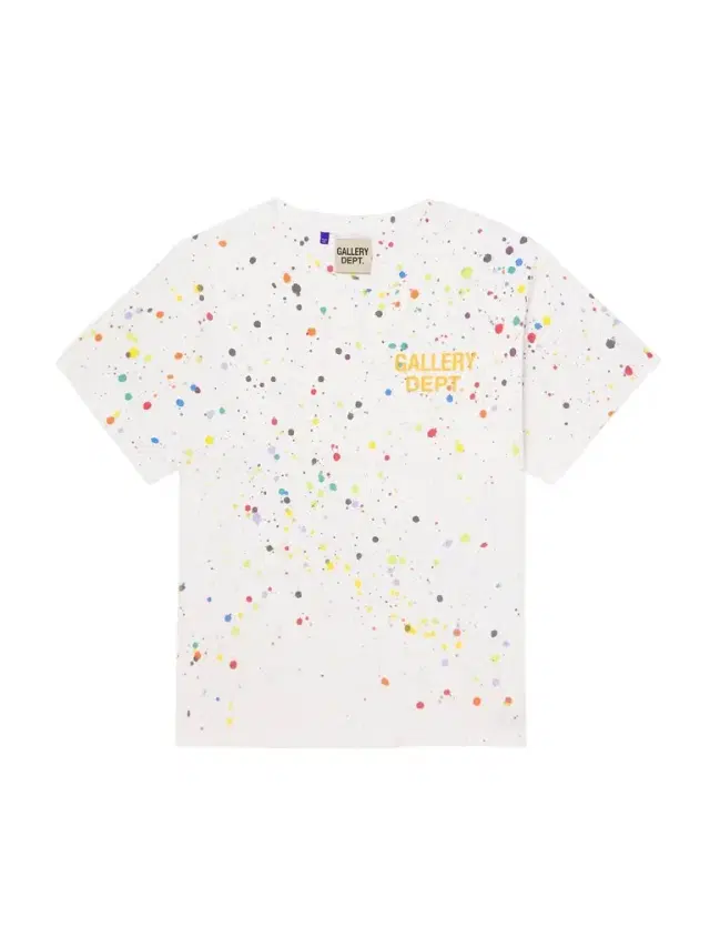 Gallery Dept. Le Pop Logo-Print Paint-Splattered Cotton-Jersey T-Shirt - Men