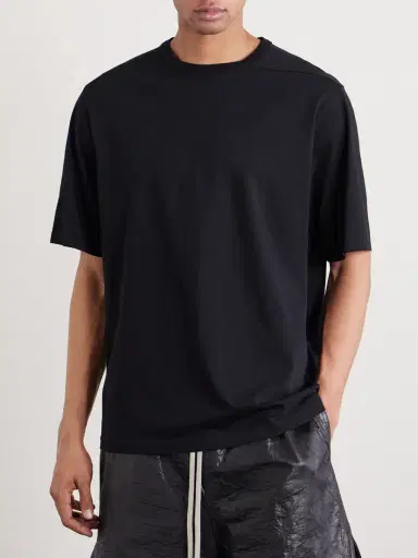 Rick Owens Cotton-Jersey T-Shirt - Men | Thumbnail 3 Rick Owens Cotton-Jersey T-Shirt - Men | Thumbnail 3