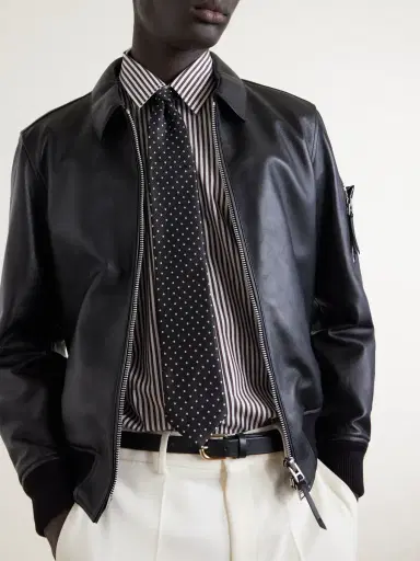 Tom Ford Slim-Fit Striped Cotton-Poplin Shirt - Men | Thumbnail 4 Tom Ford Slim-Fit Striped Cotton-Poplin Shirt - Men | Thumbnail 4