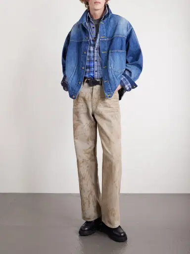 Needles Darts Bottom Denim Jacket - Men | Thumbnail 2 Needles Darts Bottom Denim Jacket - Men | Thumbnail 2