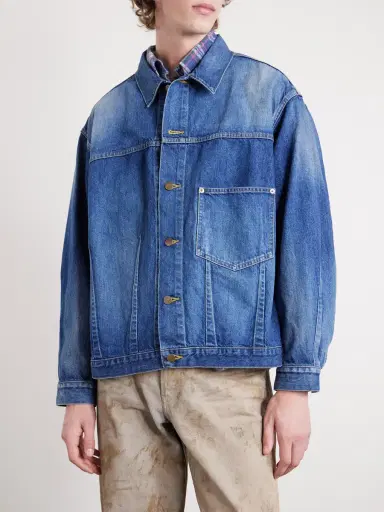 Needles Darts Bottom Denim Jacket - Men | Thumbnail 3 Needles Darts Bottom Denim Jacket - Men | Thumbnail 3