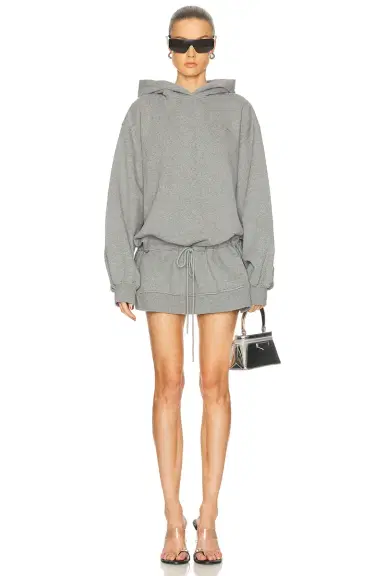 Alexander Wang Dropped Waist Hoodie Dress | Thumbnail 1