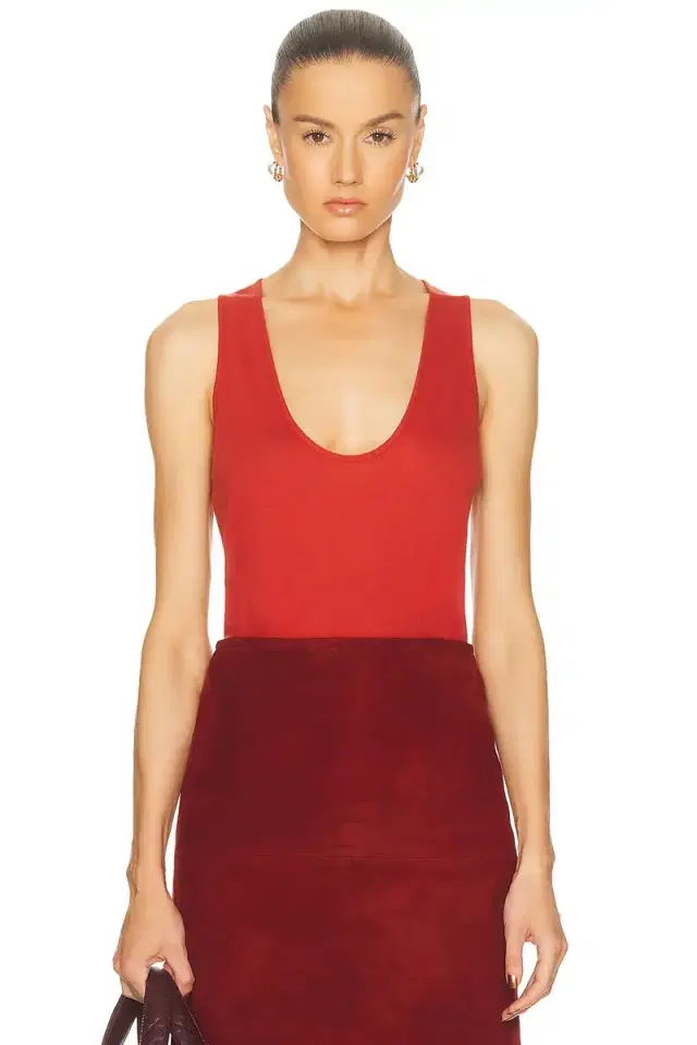 Albia Loose Fit U-Neck Tank Top
