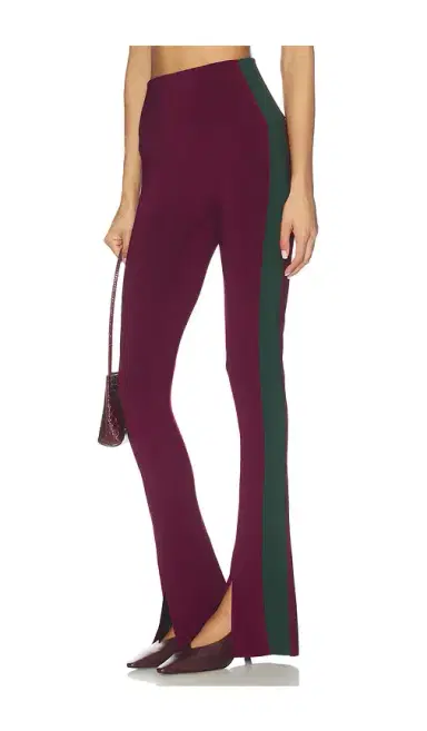 Norma Kamali Side Stripe Spat Legging | Thumbnail 1 Norma Kamali Side Stripe Spat Legging | Thumbnail 1