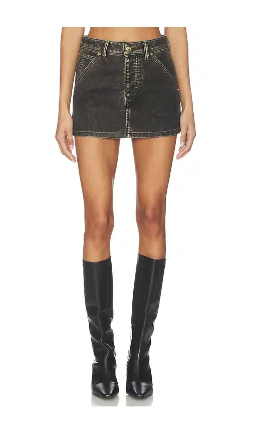 Flocked Carpenter Skort
