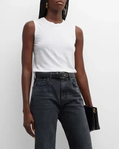 Nili Lotan Cotton Muscle Tee | Thumbnail 3