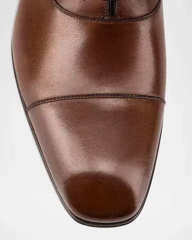 Christian Louboutin Greggo Men's Lace-Up Leather Dress Shoes | Thumbnail 12