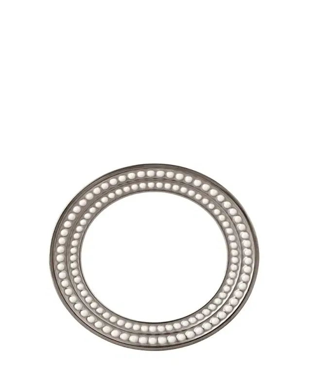 L'Objet Perlee Platinum Bread and Butter Plate