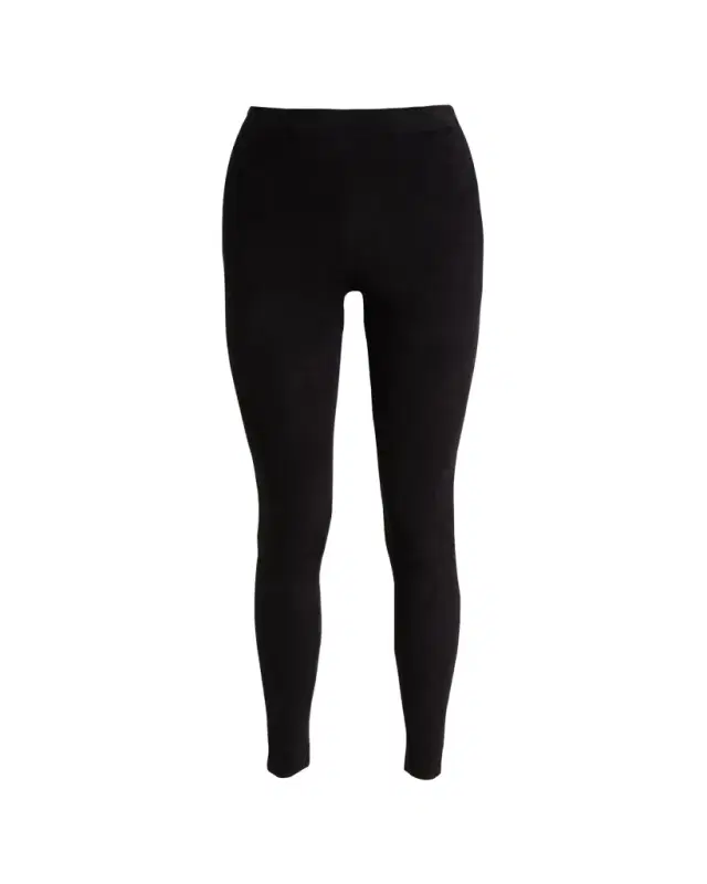 ALICE + OLIVIA Maddox Suede High-Waist Side-Zip Leggings