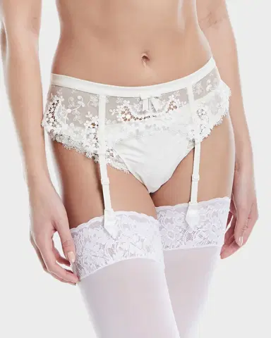 Simone Pérèle Wish Lace Suspenders Garter Belt | Thumbnail 4