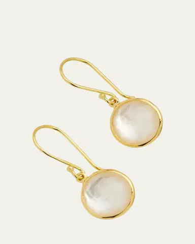 Ippolita Small Single Drop Earrings in 18K Gold | Thumbnail 2 Ippolita Small Single Drop Earrings in 18K Gold | Thumbnail 2