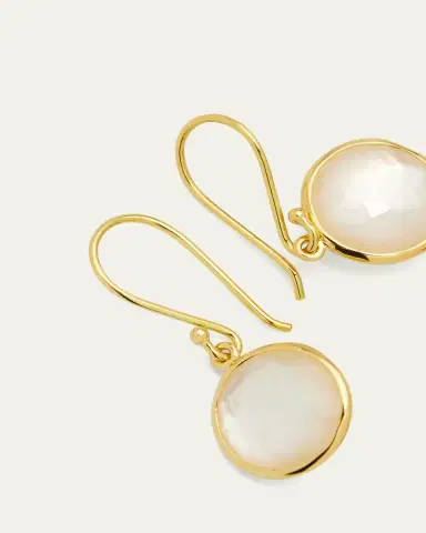 Ippolita Small Single Drop Earrings in 18K Gold | Thumbnail 3 Ippolita Small Single Drop Earrings in 18K Gold | Thumbnail 3