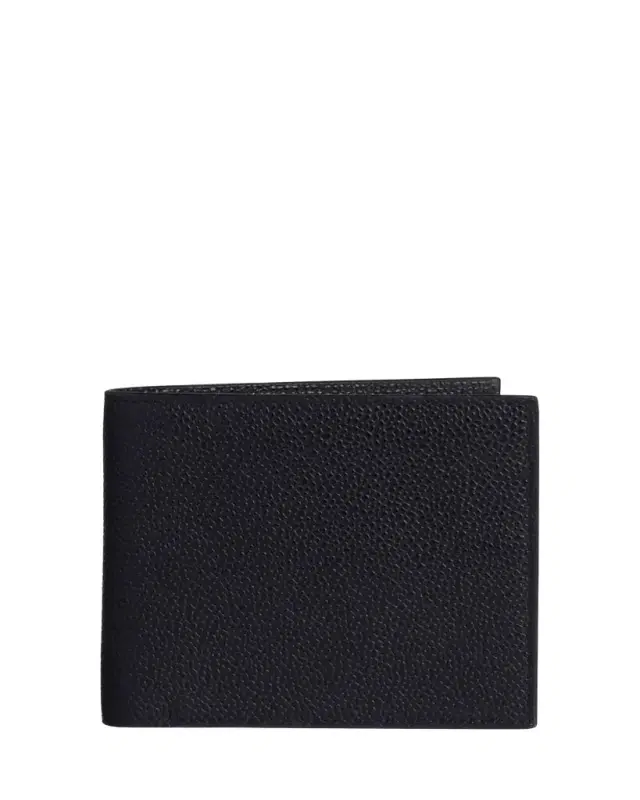 Thom Browne Men's Pebbled Leather Billfold Wallet