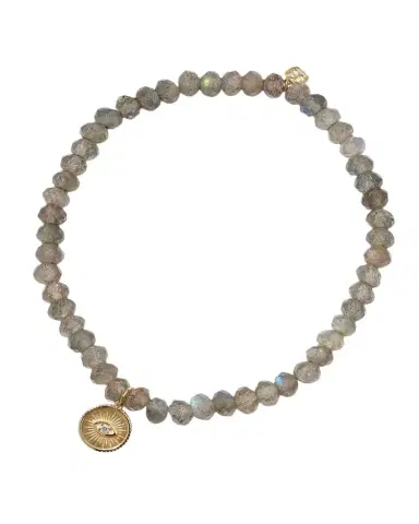 Sydney Evan Sapphire & Turquoise Evil Eye Chain Bracelet | Thumbnail 1